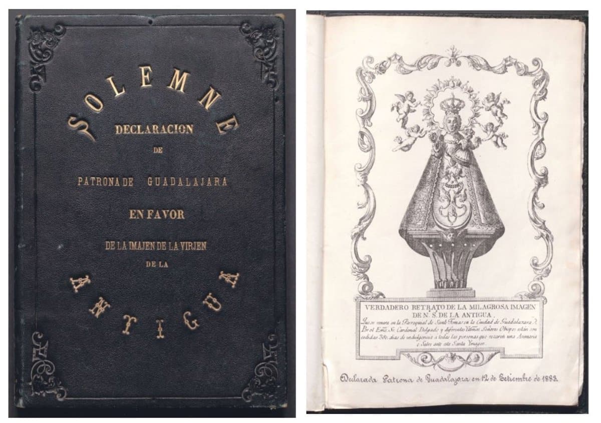 El Archivo Municipal rescata la declaración de la Virgen de la Antigua como patrona de Guadalajara en 1883
