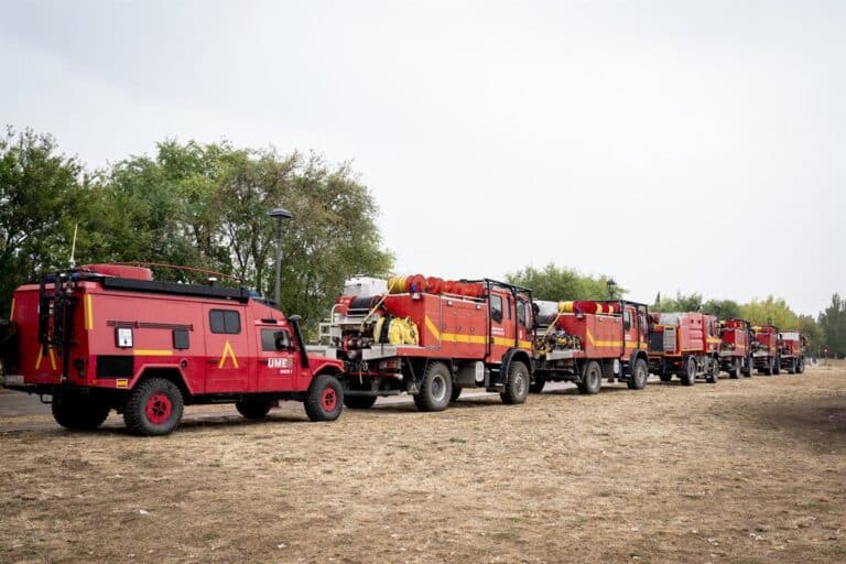 Estabilizado el perímetro del incendio de Segovia originado a causa del de Peñalba de la Sierra