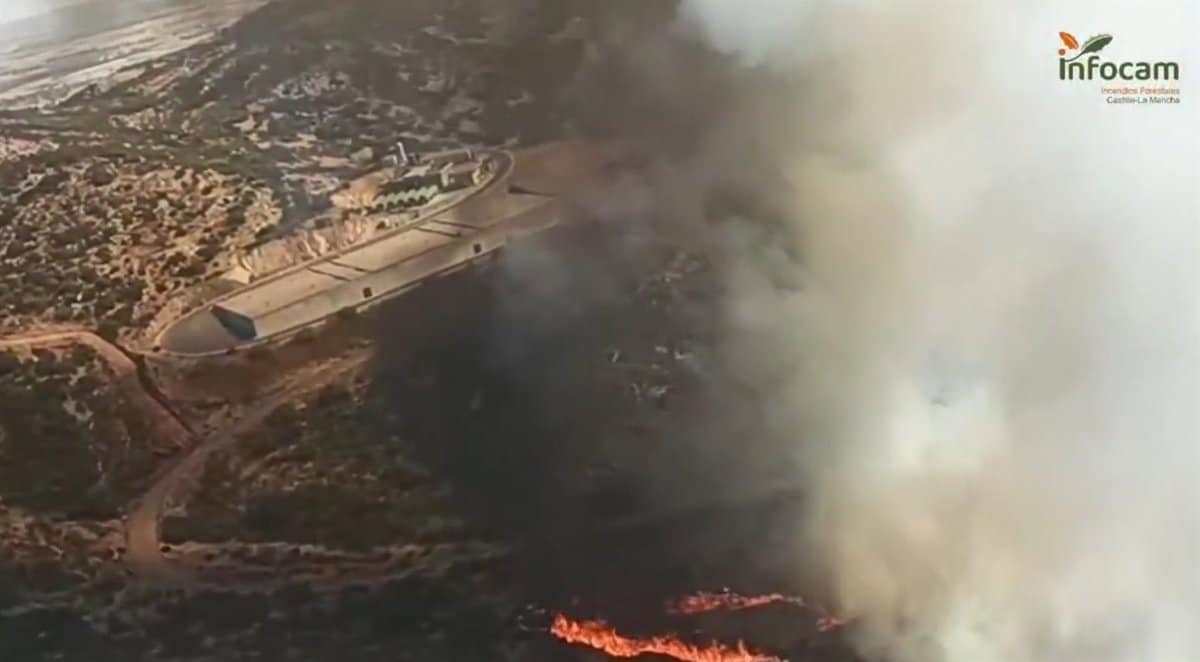 Extinguido el incendio de Puertollano