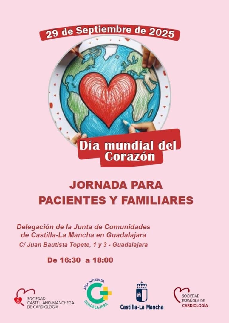 Guadalajara celebra el lunes el Día Mundial del Corazón con una jornada que ayudará a prevenir enfermedades cardiacas