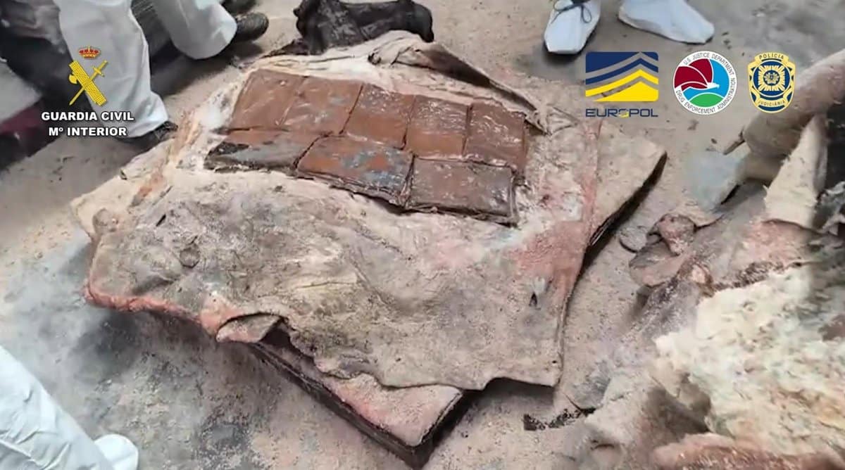 Incautan 2 toneladas de cocaína y detienen a 19 personas de una red asentada en provincias como Guadalajara