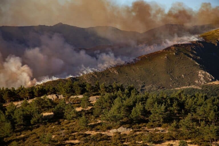 Incendio de Peñalba de la Sierra no está estabilizado pero superficie quemada se mantiene en 3.000 hectáreas