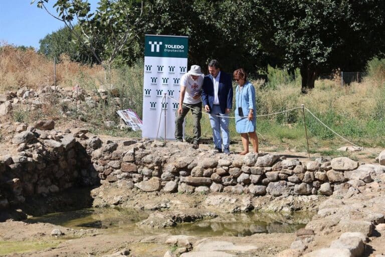 Yacimiento de Guarrazar afronta intervención urgente en un recinto de origen romano asociado a un manantial