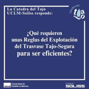 La Cátedra del Tajo aboga por diseñar unas reglas de explotación que aporten "estabilidad" en los trasvases