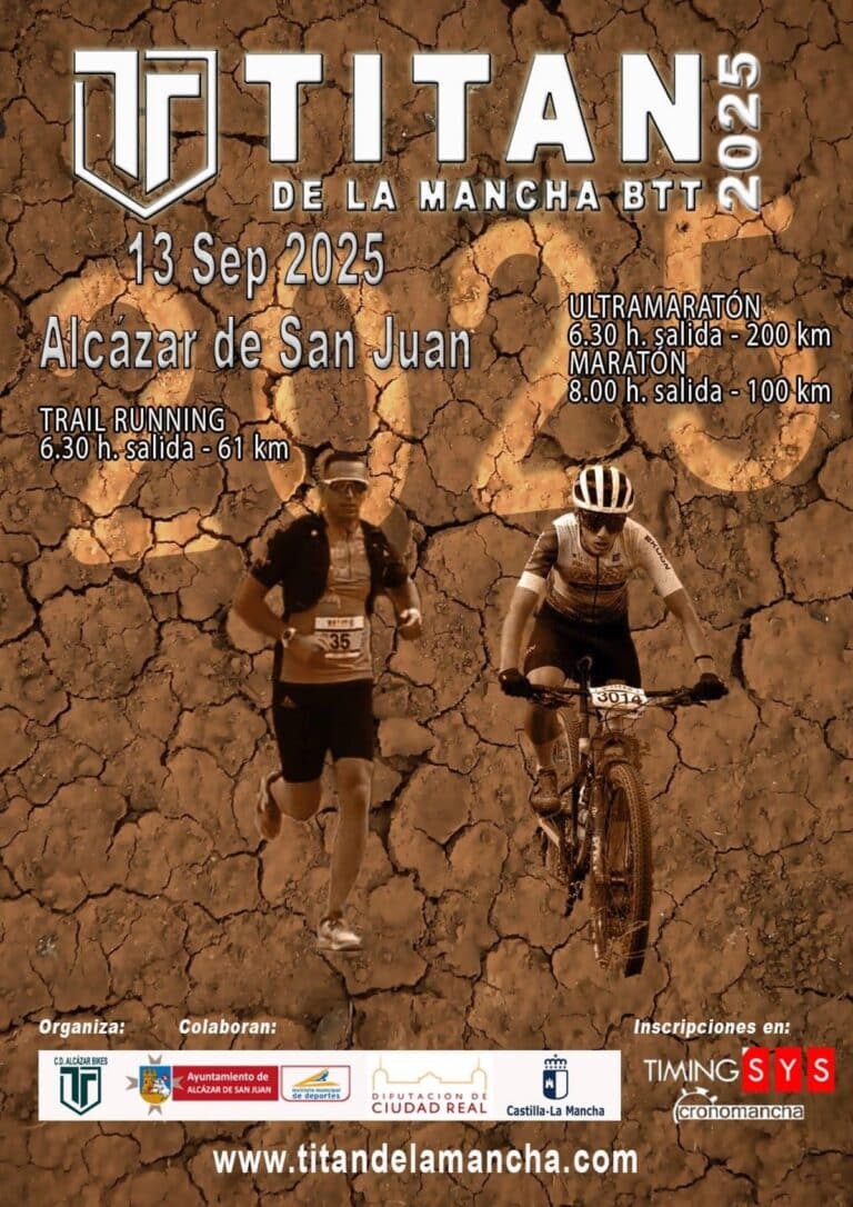Más de 1.700 ciclistas se suman este sábado a la Titán de La Mancha de Alcázar de San Juan