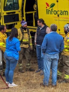 Núñez trabajará para que se investigue la gestión del incendio del Pico del Lobo y no vuelva a repetirse "la opacidad"