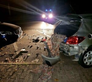 Policía Local de Cuenca localiza un vehículo implicado en un accidente con fuga en el Paseo del Pinar