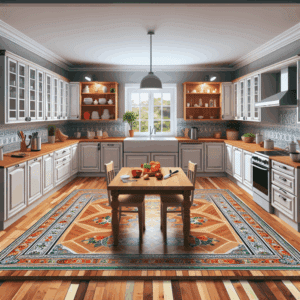 Fichamos en Leroy Merlin el suelo de estilo portugués perfecto para reformar la cocina sin obras