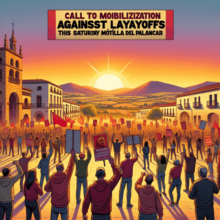 UGT FICA llama a la movilización en contra del ERE de Mahle este sábado en Motilla del Palancar