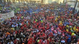 Un Chupinazo a rebosar y una Potra Salvaje desatada marcan el inicio de la Semana Grande de Guadalajara
