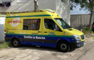 Un hombre de 60 años resulta afectado por inhalación de humo en el incendio de un cobertizo en Ajofrín