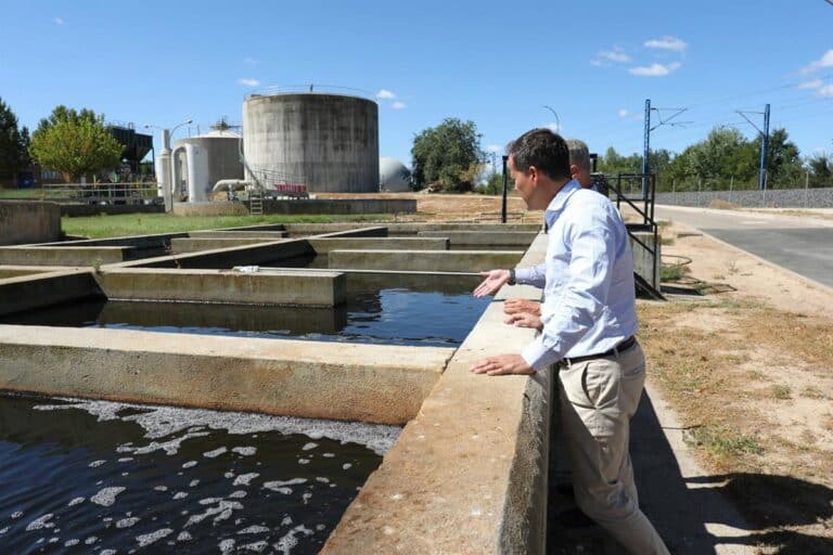 Velázquez celebra que la inversión de 4 millones en la depuradora de del polígono acabará con uno de los vertido al Tajo