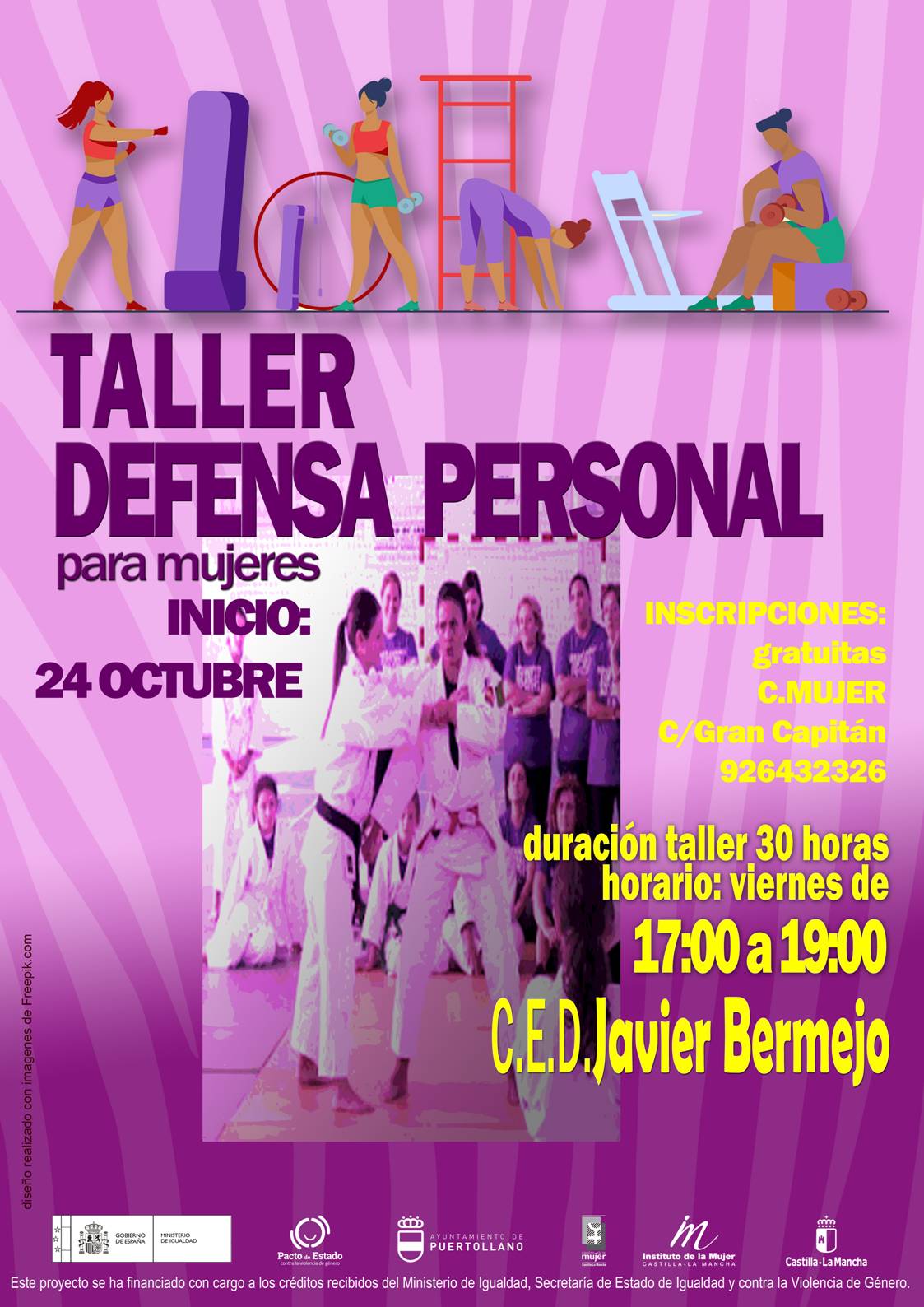 Inscripciones Abiertas para el Nuevo Taller de Defensa Personal en el Centro de la Mujer 1 Inscripciones Abiertas para el Nuevo Taller de Defensa Personal en el Centro de la Mujer 1
