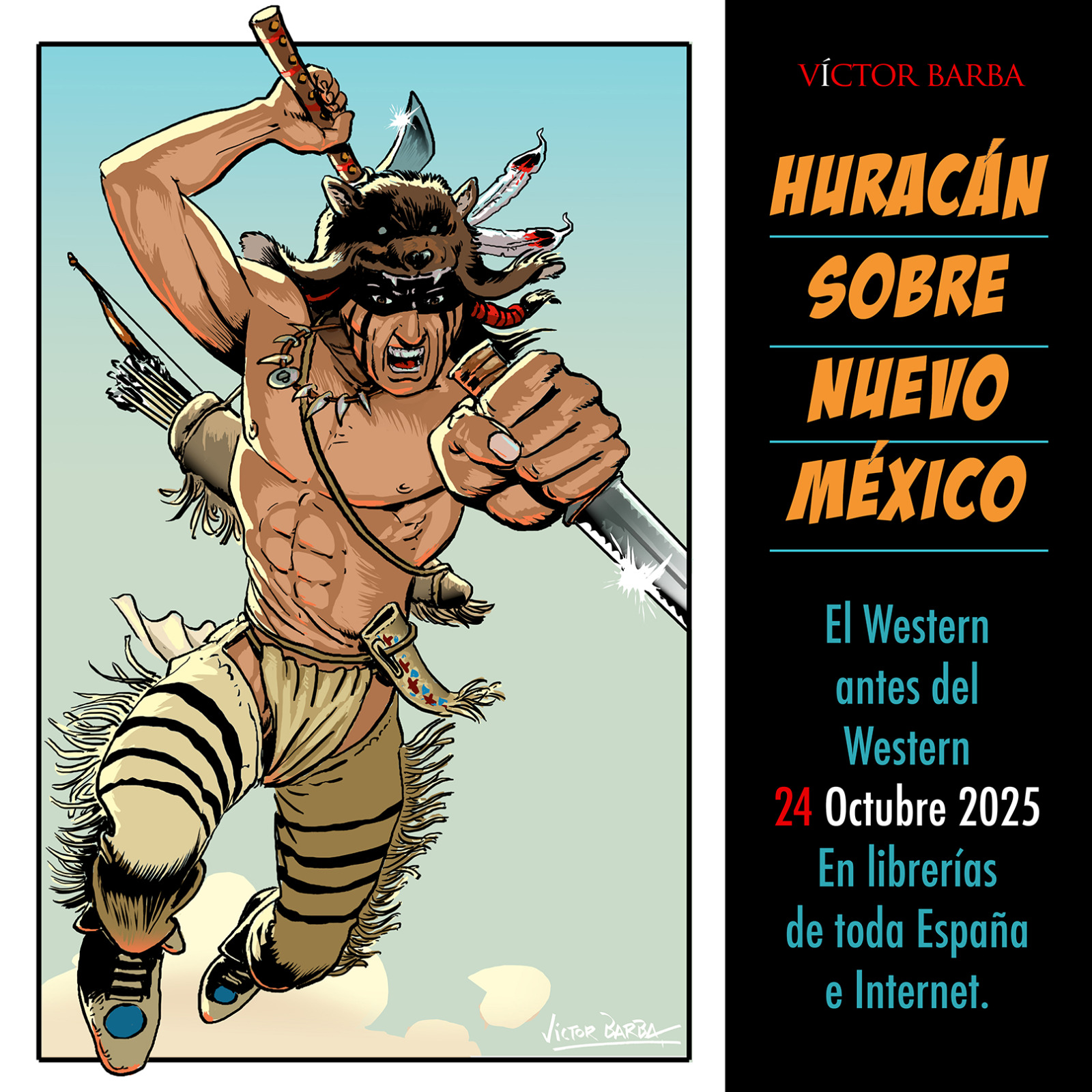 "Huracán sobre Nuevo México": La Nueva Obra Literaria Gráfica de Víctor Barba a Presentarse Este Viernes 1 "Huracán sobre Nuevo México": La Nueva Obra Literaria Gráfica de Víctor Barba a Presentarse Este Viernes 1