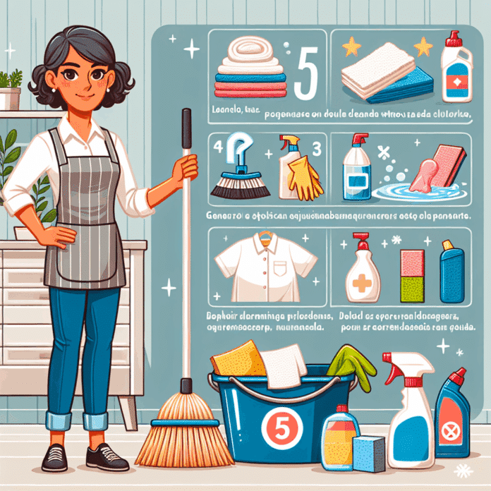 cinco tips de limpieza de la experta Yolanda Herrera