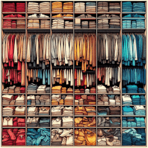 y es perfecto para separar la ropa por tipo o colores