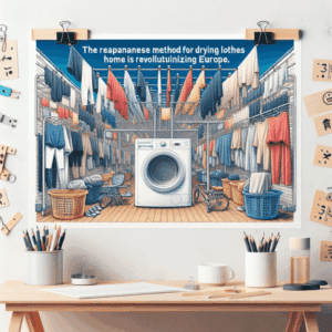 El método japonés que arrasa en Europa para secar la ropa dentro de casa: es infalible