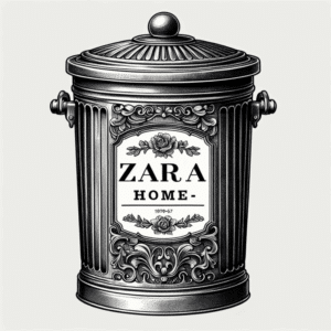 Ya en Zara Home el cubo de basura bonito ideal para dar el toque vintage a tu cocina