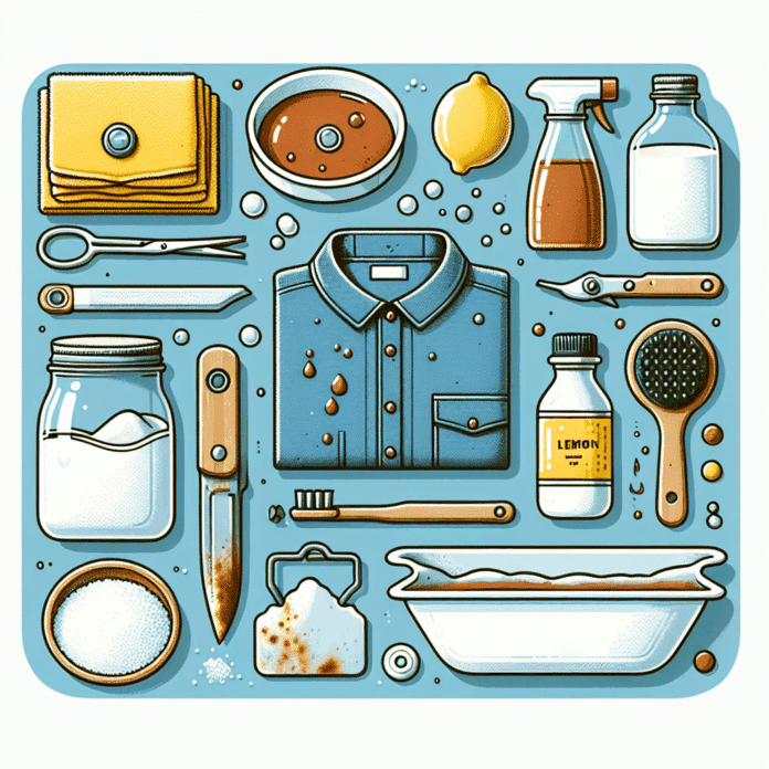 Eliminar óxido de la ropa