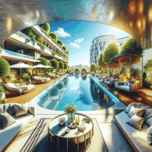 Tamara Falcó tiene esta preciosa terraza con piscina en Madrid, incluida zona 'chill out' llena de verde