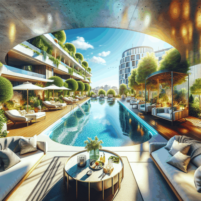 Tamara Falcó tiene esta preciosa terraza con piscina en Madrid, incluida zona 'chill out' llena de verde