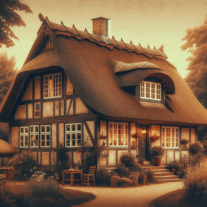 Fritidshus con historia: Preciosa casa danesa de vacaciones de estilo rústico atemporal
