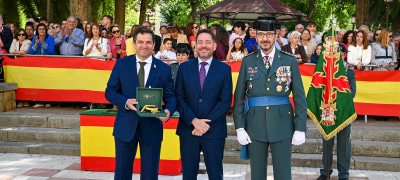 La Guardia Civil honra a la Diputación de Ciudad Real en el acto de su patrona