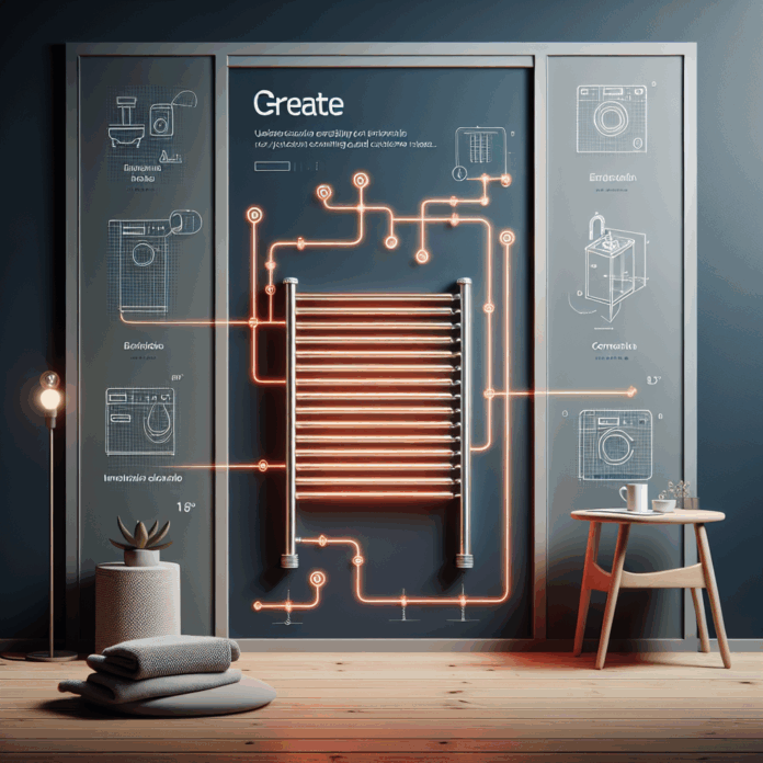 Lidl lanza el viernes un toallero eléctrico que puede utilizarse de pie o fijado a la pared