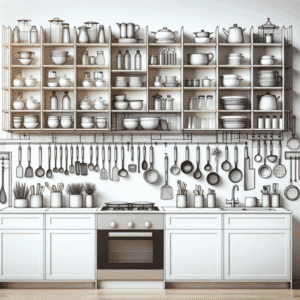 "Si tienes una cocina pequeña, este tipo de estantes son perfectos para aprovechar el espacio vertical y ganar almacenaje"