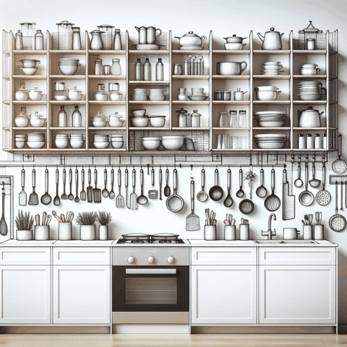 "Si tienes una cocina pequeña, este tipo de estantes son perfectos para aprovechar el espacio vertical y ganar almacenaje"