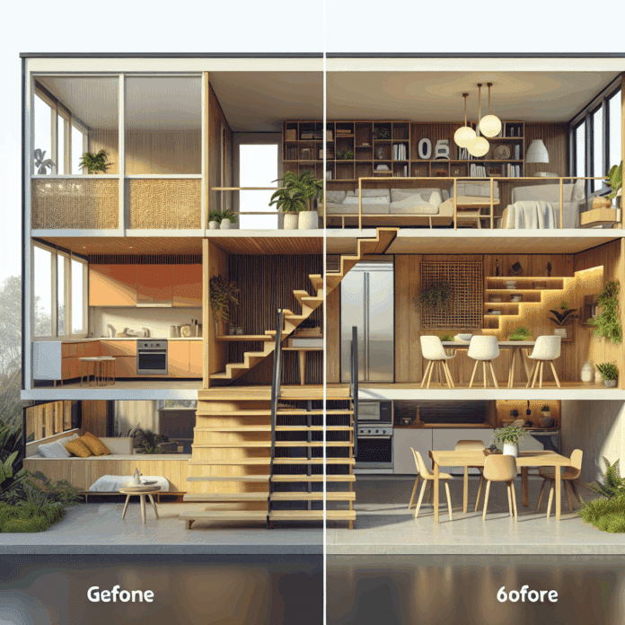 Cómo modernizar un dúplex de los 60: La clave de la reforma está en tirar paredes y la cocina abierta.
