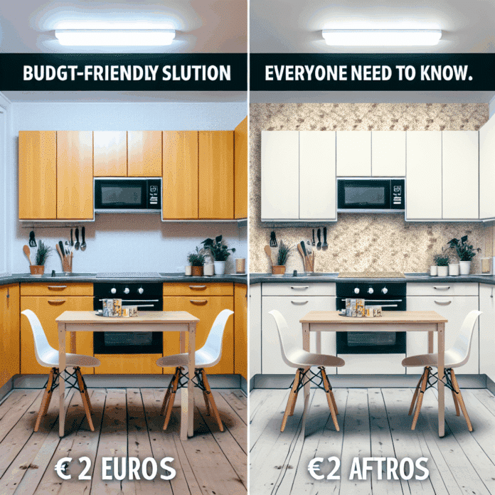 Transformar una cocina de un piso de alquiler parecía imposible hasta que dimos con esta solución por 12 euros: cambió por completo
