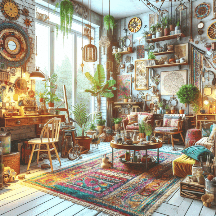 Mini apartamento vintage para estudiantes: Ideas de decoración bohemias y funcionales