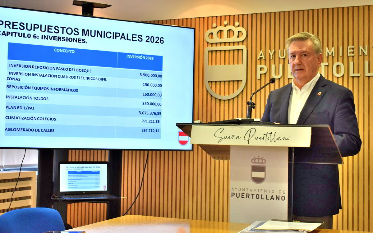Plan de Modernización y Recuperación: El Presupuesto Municipal de Puertollano Aumentará un 11% 2
