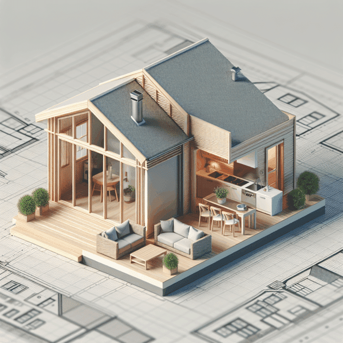 La casa prefabricada de Amazon de dos dormitorios, salón y cocina por menos de 10.000 euros