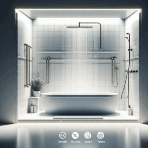 "Esta es la mejor opción a elegir entre bañera o ducha, son mucho más seguras y antideslizantes"