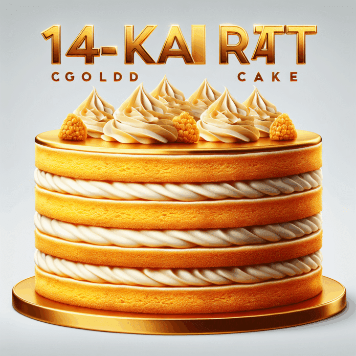 Bizcocho Rosalía: El viral bizcocho de 14 kilates