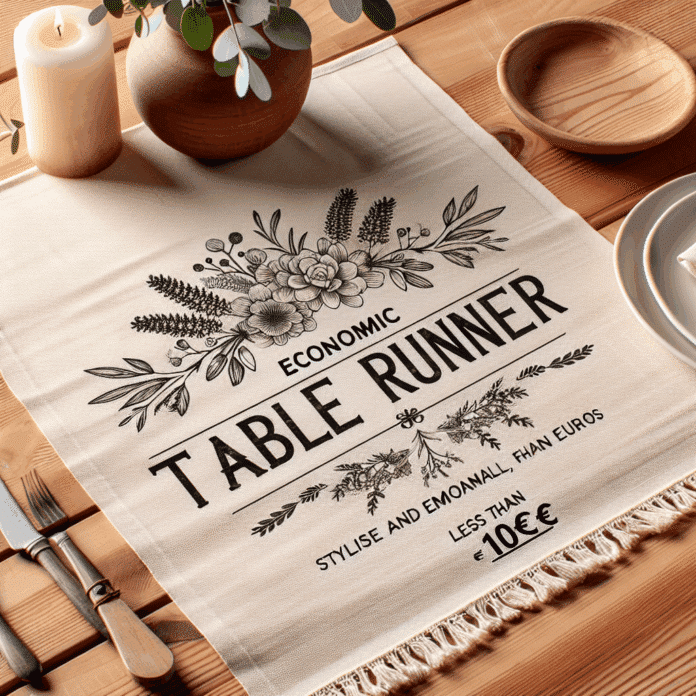 incorporan un camino de mesa y cuestan menos de 10 euros