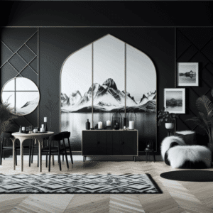 Pisos nórdicos con paredes negras: Descubriendo el dark scandi