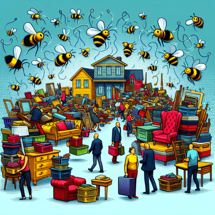 vaciar casas organizando mercadillos es una tendencia al alza