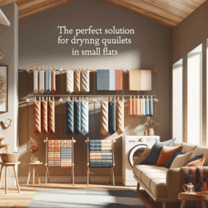 esta es la solución para el secado de colchas y sábanas en pisos pequeños