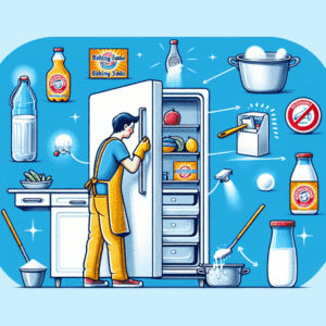 Limpieza de frigorífico con bicarbonato