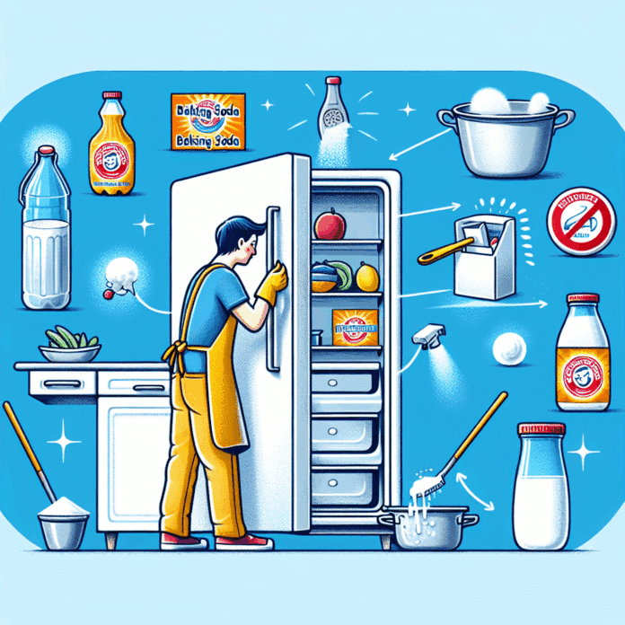 Limpieza de frigorífico con bicarbonato