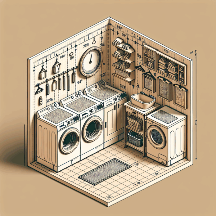 Cómo distribuir una lavandería pequeña