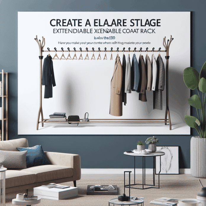 un perchero extensible que cuesta menos de 18 euros