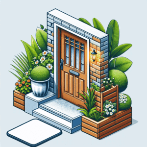 tiene una puerta lateral y es ideal para baños pequeños