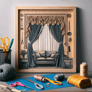 No lo sabía, pero si reutilizamos las cortinas viejas que no queremos, podemos hacer esta obra de arte para decorar el salón o el dormitorio