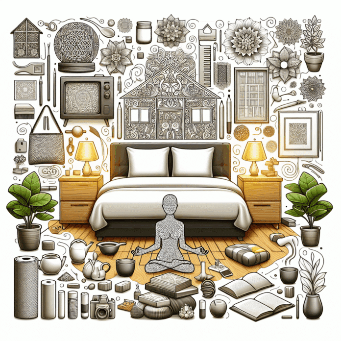 Imagen de dormitorio estilo Japandi