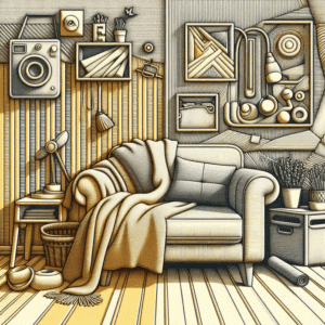 es ideal para guardar las mantitas del sofá