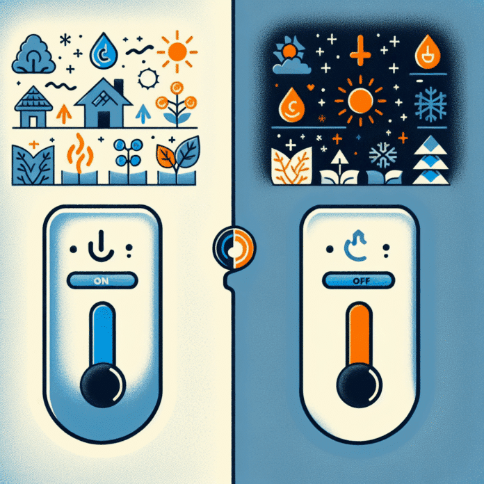 ¿es mejor encender y apagar la calefacción o mantenerla a una temperatura constante?